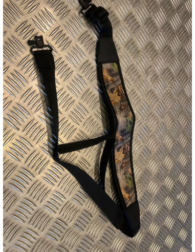 Sangle a bandoulière chasse rembourrée amovible avec 2 points fixation