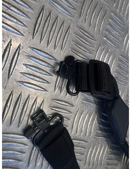 Sangle a bandoulière chasse rembourrée amovible avec 2 points fixation