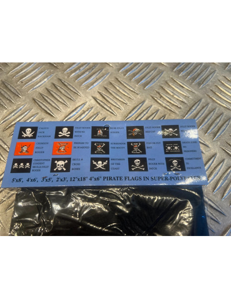 drapeau pirate rhum 90 x 60 cm ca vole quand on boit du rhum 100% polyester