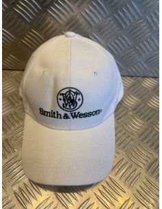 Casquette blanc smith et wesson taille unique ajustable