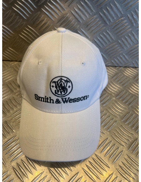 Casquette blanc smith et wesson taille unique ajustable