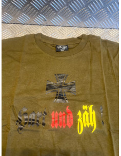 t-shirt tshirt mil-tec dur et rapide hart und zah toutes tailles neuf 2