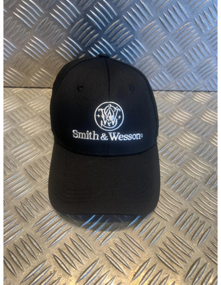 casquette noir smith et wesson taille unique ajustable
