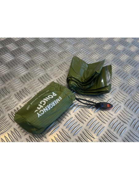 poncho sac urgent résiste intempérie pluie couverture survie randonnee camping