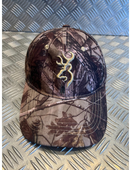 casquette taille unique browning camo chasse peche