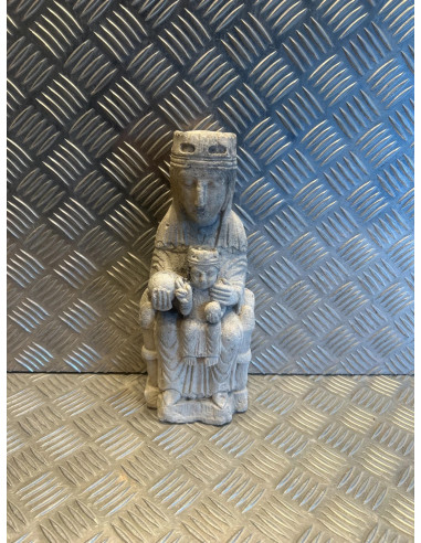statue religieuse vierge a l enfant dite la morenet pierre calcaire style roman