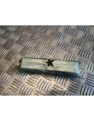 Ceinture militaire en toile nylon blanc avec boucle chrome