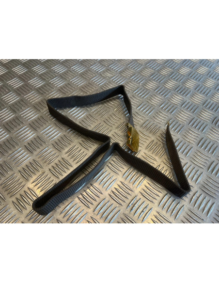 Ceinture militaire en toile nylon gris ranger kaki avec boucle doree