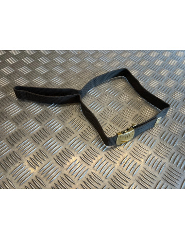 Ceinture militaire en toile nylon gris ranger kaki avec boucle doree