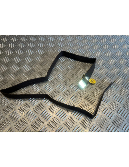 ceinture militaire en toile nylon marrin avec boucle doree