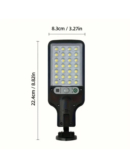 lampe exterieur lumiere led solaire telecommande capteur jardin garage patio cou