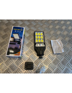 lampe murale exterieure solaire capteur mouvement eclairage led 9cob jardins mur