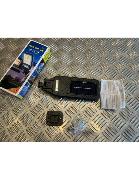 lampe murale exterieure solaire capteur mouvement eclairage led 9cob jardins mur