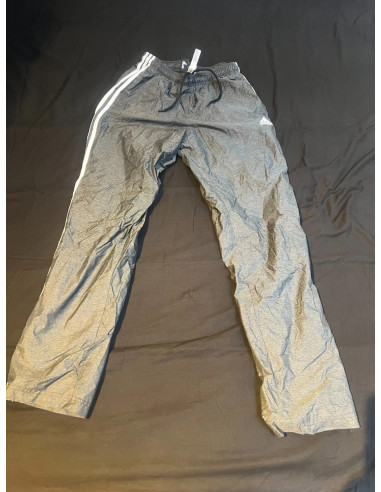 Pantalon bas survetement jogging adidas gris adulte taille m