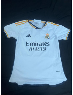 t shirt tshirt maillot enfant adidas foot real madrid taille s