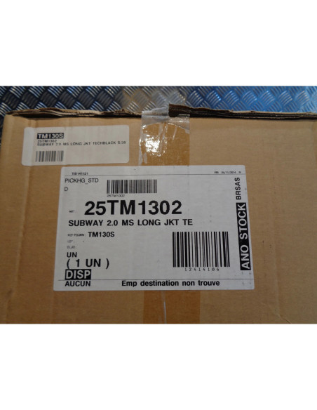 veste textile longue oxford subway 2.0 tech noir homme taille s motard moto TM13