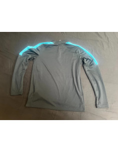 T shirt manche longues haut entrainement enfant nike foot dri fit noir et bleu l 2