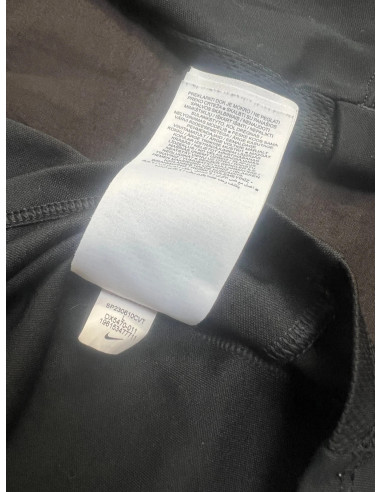 T shirt manche longues haut entrainement enfant nike foot dri fit noir et bleu l