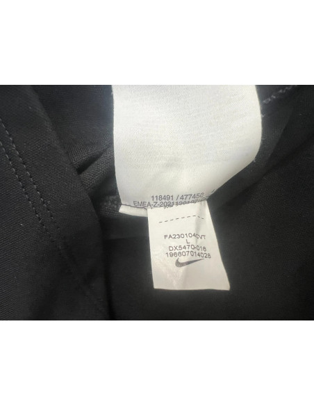 t shirt manche longues haut entrainement enfant nike foot dri fit noir taille l