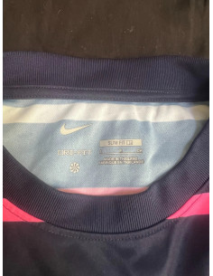 t shirt tshirt maillot enfant nike football fff france bleu taille s 2