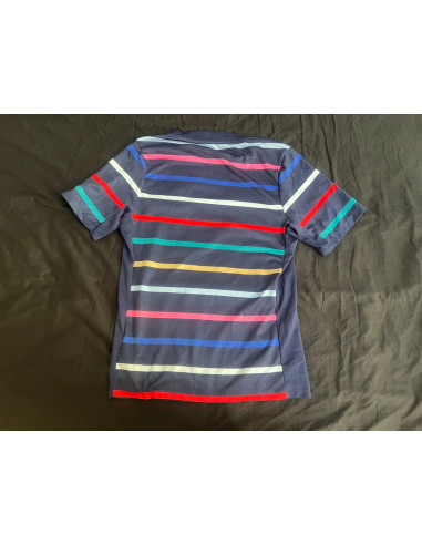 t shirt tshirt maillot enfant nike football fff france bleu taille s