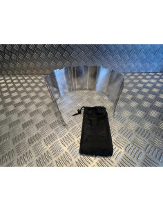 pare coupe vent portable rechaud camping randonnee peche chasse nature