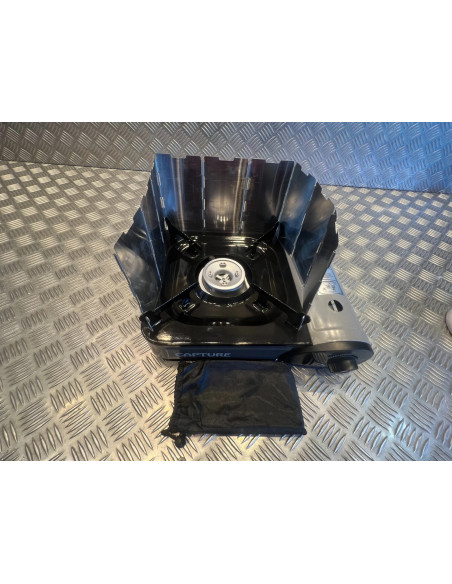 pare coupe vent portable rechaud camping randonnee peche chasse nature