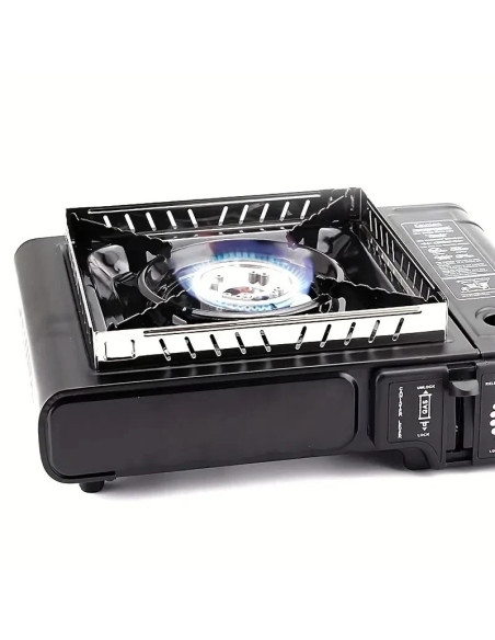 kit protection bruleur pare vent pliable pour rechaud gaz randonne peche chasse