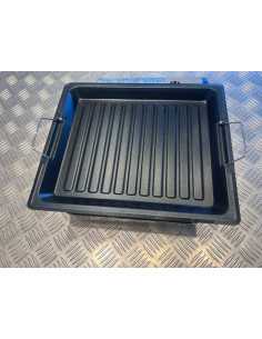 plaque grill cuisson acier Inoxydable antiadhesive rechaud camping randonnee 2