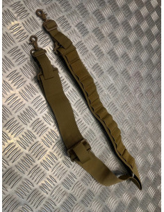 Bandoulière deux points sangle ajustable coyote porte cartouches de 15 munitions