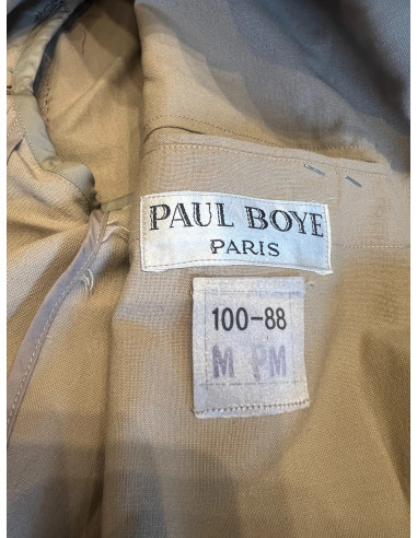 Blazer veste chemise militaire beige officier combat uniforme paul boye paris