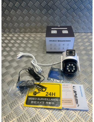 Camera de surveillance genbolt gb201h-4g 4g PoE PTZ double cam