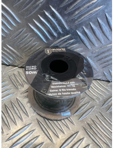 Bobine 50m microcord edcx diametre 1,2mm kaki vert division military paracords