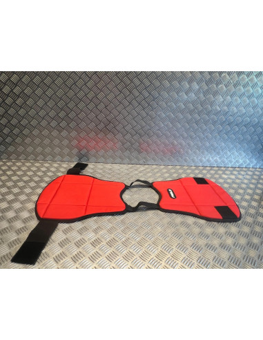 plastron enfant field protection reversible rouge et bleu paintball neuf