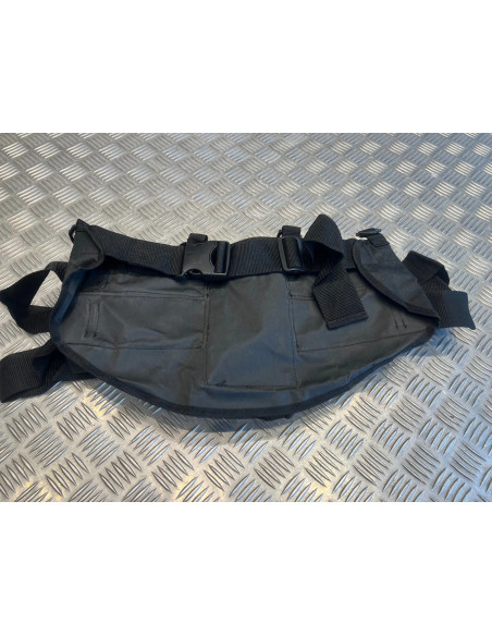 Harnais ceinture porte 4 pots et 1 bouteille air noir annex pour paintball neuf