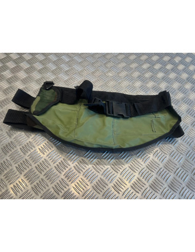 Harnais ceinture pour 4 pots billes et 1 bouteille air camo annex pour paintball