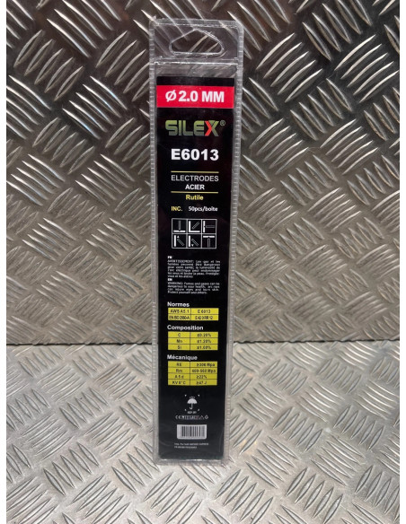 50 baguette electrode poste soudure acier soudage silex e6013 diam 2mm rutile