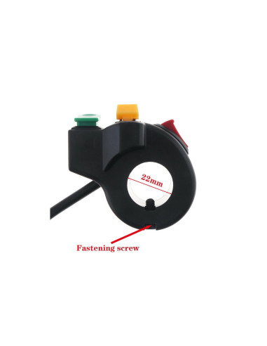 commodo universel phare clignotant klaxon moto scooter quad adaptable commutateu