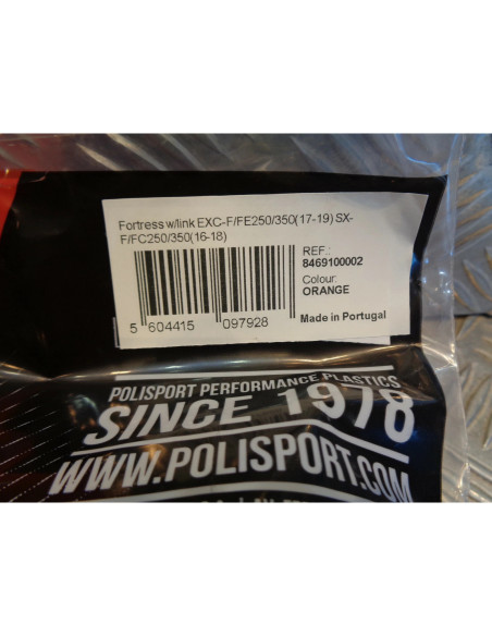 sabot avec protection biellette polisport fortress moto ktm husqvarna 250 350 sx