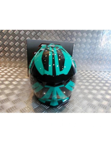 casque progrip 3095 pour moto cross mx enduro taille xl 61 aqua