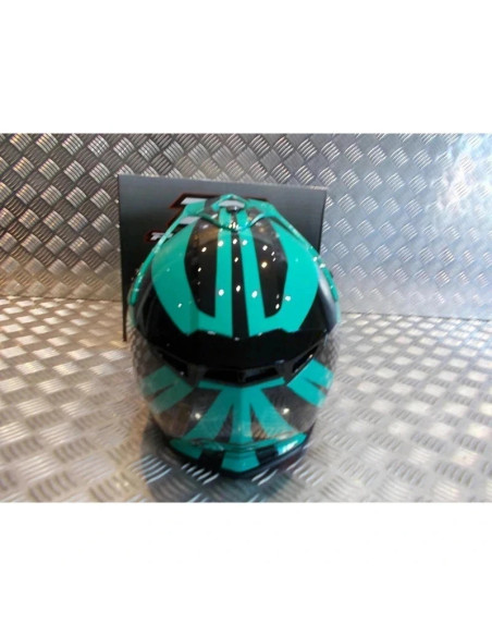 casque progrip 3095 pour moto cross mx enduro taille xl 61 aqua