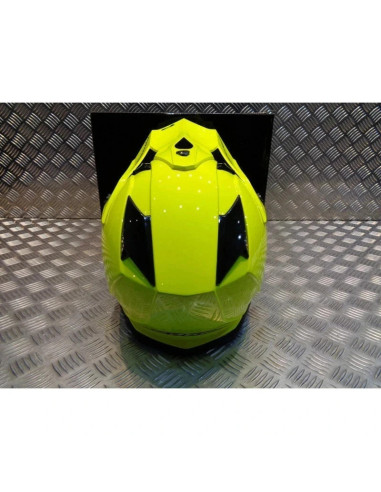 casque progrip 3091 pour moto cross mx enduro taille xxl 63 jaune fluo