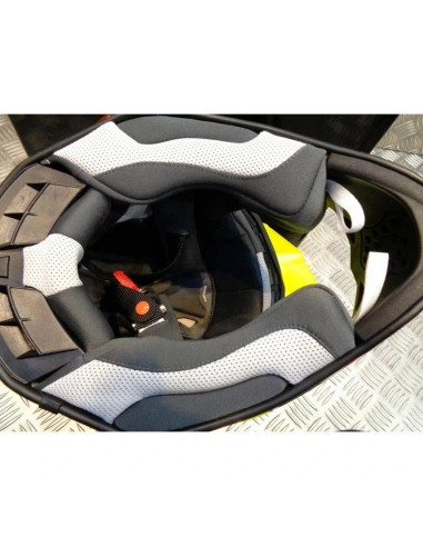 casque progrip 3091 pour moto cross mx enduro taille xxl 63 jaune fluo