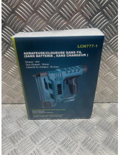 Silex agrafeuse cloueur sans fil pour batterie au Lithium 20v lcr777-1 neuf