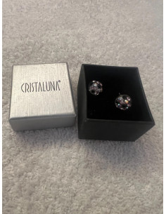 Boucles oreilles cristaluna candy cristal acrylique transparent swarovski 300 51