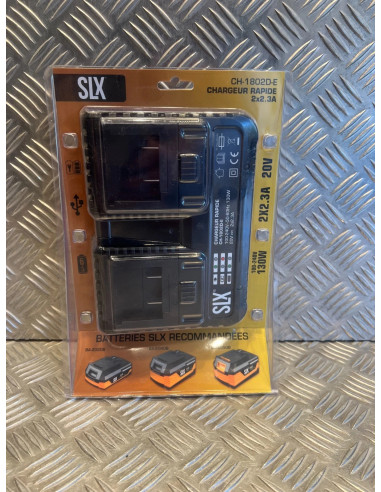 Silex slx chargeur double batterie rapide 20V lithium ch-1802d-e neuf