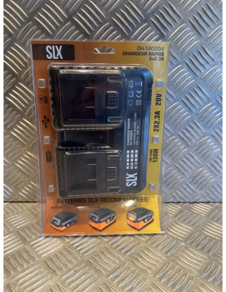 Silex slx chargeur double batterie rapide 20V lithium ch-1802d-e neuf