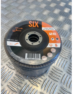 10 x disques a lamelles abrasif 125 mm 22 mm grain de 60 ponçage Silex