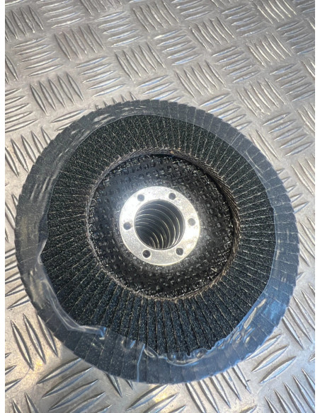 10 x disques a lamelles abrasif 125 mm 22 mm grain de 60 ponçage Silex