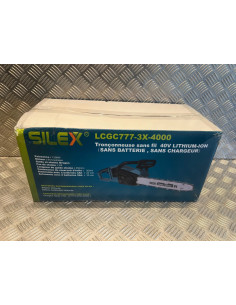 Silex tronçonneuse sans fil pour 2 batterie 20V - 40V avec guide chaine oregon